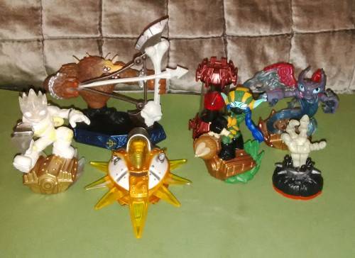 Skylanders Character Gaming Portal Figures Lot Of 7