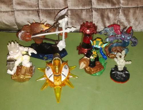 Skylanders Character Gaming Portal Figures Lot Of 7
