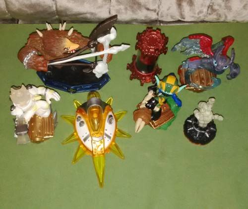 Skylanders Character Gaming Portal Figures Lot Of 7