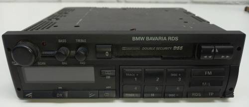 Original BMW Bavaria RDS Car Radio/Cassette Player, Grundig With Removable Security Panel