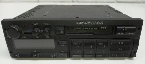 Original BMW Bavaria RDS Car Radio/Cassette Player, Grundig With Removable Security Panel