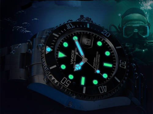 DELUX DIVER WATCH + full Vinoce Packaging + FREE SHIPPING