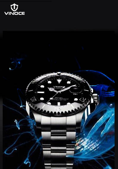 DELUX DIVER WATCH + full Vinoce Packaging + FREE SHIPPING