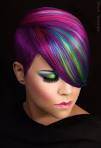 Neon hair dye