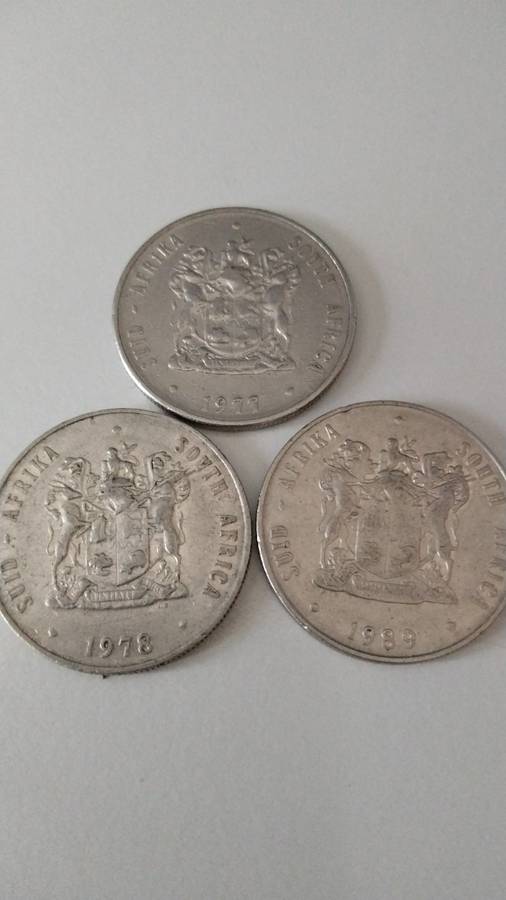 Old RSA R1 Coins