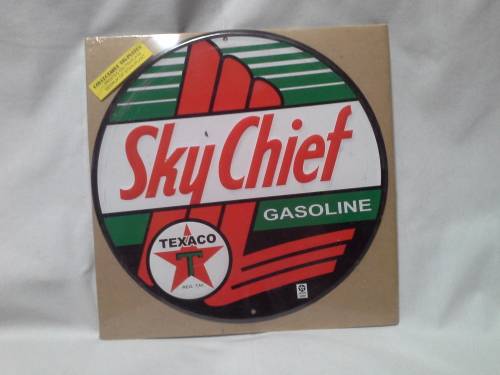 TEXACO "SKY CHIEF" GASOLINE - METAL SIGN