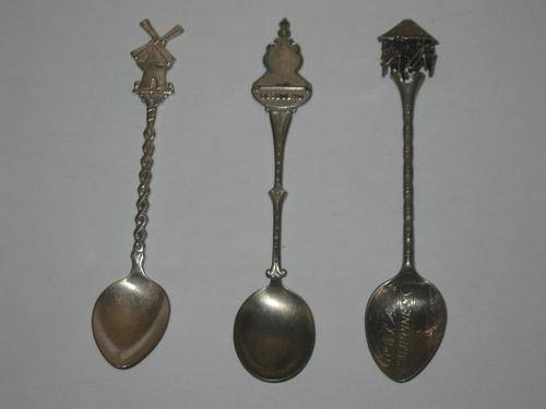 Three Novelty Teaspoons