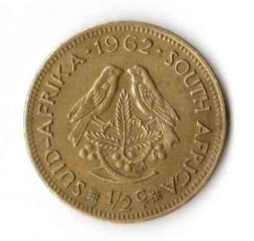 South Africa, 1962, 1/2 Cent