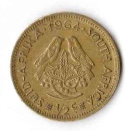 South Africa, 1964, 1/2 Cent