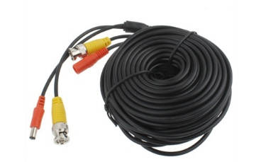 10m CCTV power and video cable.