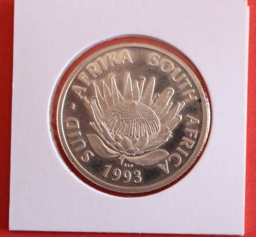 1993 Proof "BANKING - BANKWESE" Silver One Rand -R1.00