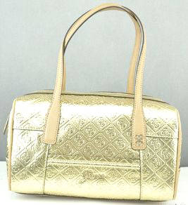 Guess Handbag. Gold Reiko
