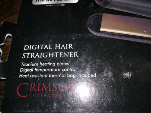 Mellerware "crimson" hair straightener