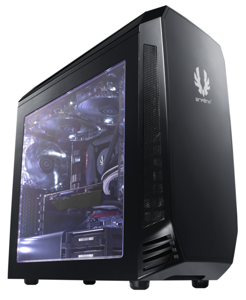 BitFenix AEGIS CORE Window MATX Black Gaming Chassis (Excl LCD Display)
