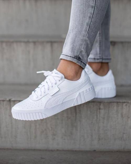 White Puma Cali Sneakers | Size 3-9