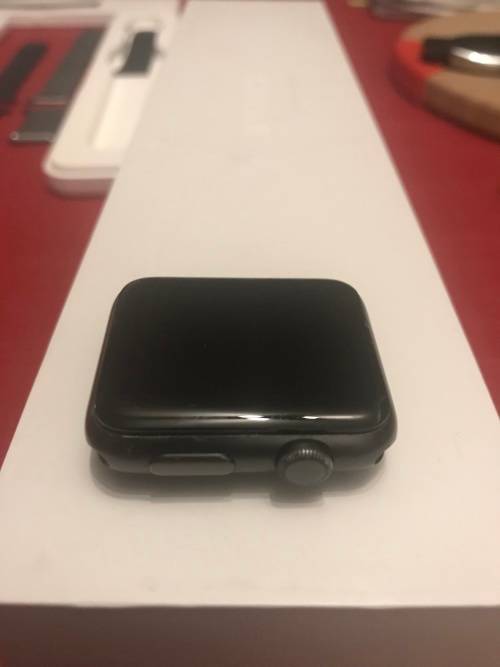 Apple Watch Series 1 Sport 42 mm Black Sport Band + Extras (Please read)