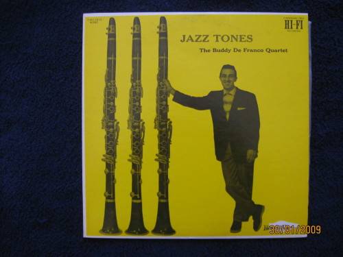 BUDDY DE FRANCO QUARTET  Jazz Tones  Japanese Verve  M-/VG+