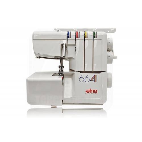 FREE SHIPING :Elna 664 NEW Serger Rolled Hem Flatlock Machine Overlocker/Overlock