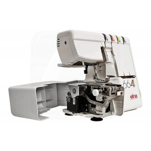 FREE SHIPING :Elna 664 NEW Serger Rolled Hem Flatlock Machine Overlocker/Overlock