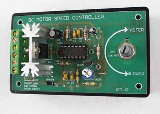 DIY KIT FOR VARIABLE SPEED MOTOR DRIVE / CONTROLLER 12V 10Amps