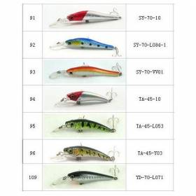 70 Pcs Fishing Lures Hook Tackle