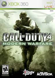 CALL OF DUTY 4 MODERN WARFARE  (Xbox 360)  -  Good condition !!!