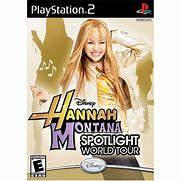 HANNAH MONTANA SPOTLIGHT WORLD TOUR     (PS2)  -  Good   condition !! -  SAME DAY SHIPPING !!!