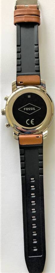 FOSSIL EXPLORIST GEN 3 SMART WATCH + NEW TAN LEATHER STRAP ORIGINAL BOX+CHARGER - MINT CONDITION !!!