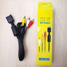 PS2 / PS3  AV CABLE 1.8 M    -  NEW  !!!      -      SAME DAY SHIPPING !!!