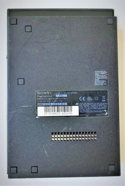 PS2 CONSOLE  + WIRED  CONTROLLER / 1 X GAME  + CABLES - PLUG IN AND PLAY - DEAL 032