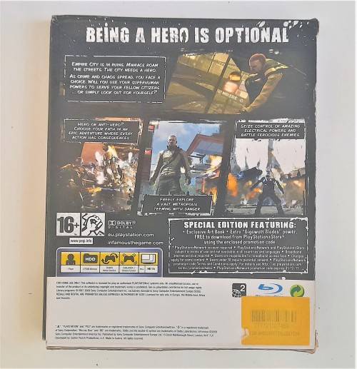 INFAMOUS SPECIAL EDITION    (PS3)  -  Good condition !!!!  -  SAME DAY SHIPPING !!!