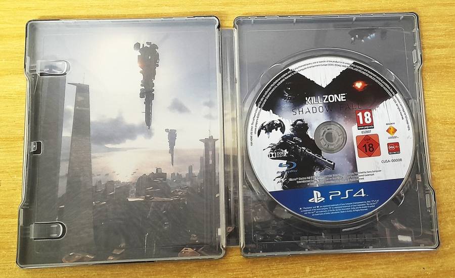 KILLZONE SHADOW FALL STEELBOOK    (PS4)   -   Good condition !!!  -   SAME DAY SHIPPING !!!