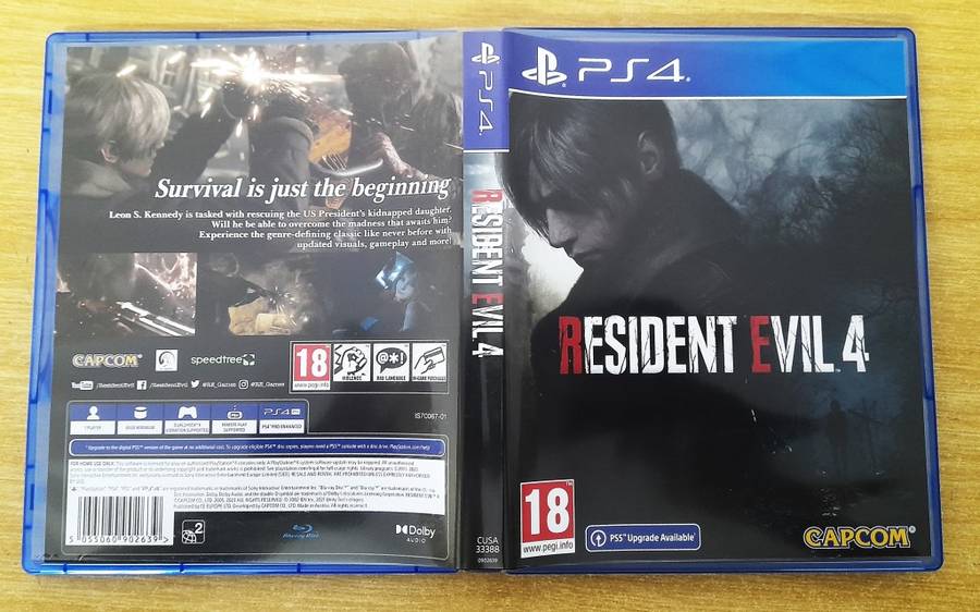RESIDENT EVIL 4     (PS4)   -   Good condition !!!!   -  SAME DAY SHIPPING !!