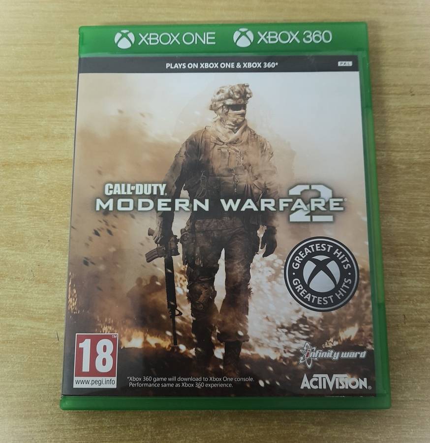 Call of Duty Modern Warfare 2 MW2 Xbox One & Xbox 360  -  Great condition !!  -  Version Super Rare