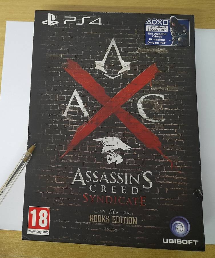 ASSASSINS CREED SYNDICATE THE ROOKS EDITION    (PS4)   -  Good condition !!! -  SAME DAY SHIPPING