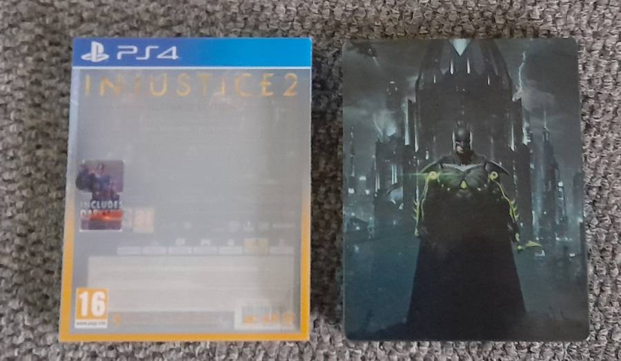 INJUSTICE 2 ULTIMATE EDITION STEELBOOK   (PS4)