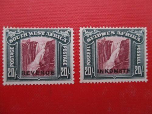 SWA REVENUE/INKOMSTE 1931 20s x 2MNH