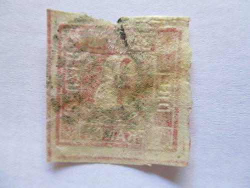 BAVARIA 1862 3kr Rose (colours changed)