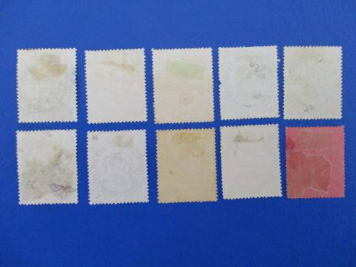 RHODESIA-BSAC-SACC 38-47 Used (10s fiscal stamped)