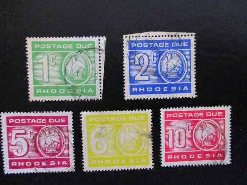 RHODESIA POSTAGE DUE 1966