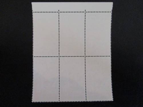 SACC 224a BLOCK OF 6 REVERSED WM + CROSS TOUCHING SYMBOL VARIETY MNH