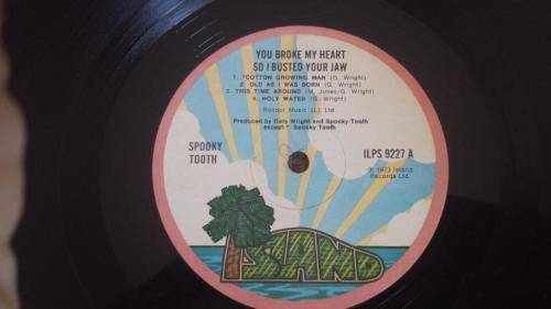 Spooky Tooth - You Broke My Heart so I busted your Jaw - Gatefold Vinyl record - 1973 - VG