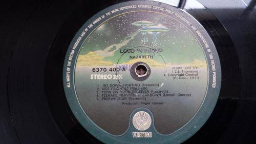 Nazareth - Loud n' Proud - Gatefold vinyl record - VIRTIGO records - 1973 - VG