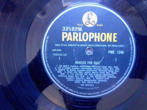 The Beatles - Beatles For Sale - Gatefold MONO - Vinyl LP record - UK Press - PMC1240 - VG