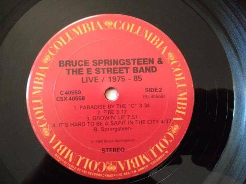 Bruce Springsteen & the E Street Band - Live 1975 - 85 - 5LP box set Vinyl record - Columbia - EX