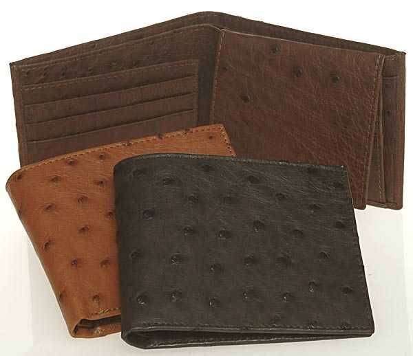 Exclusive Men's Ostrich Leather Wallets- Out Clearance Sale