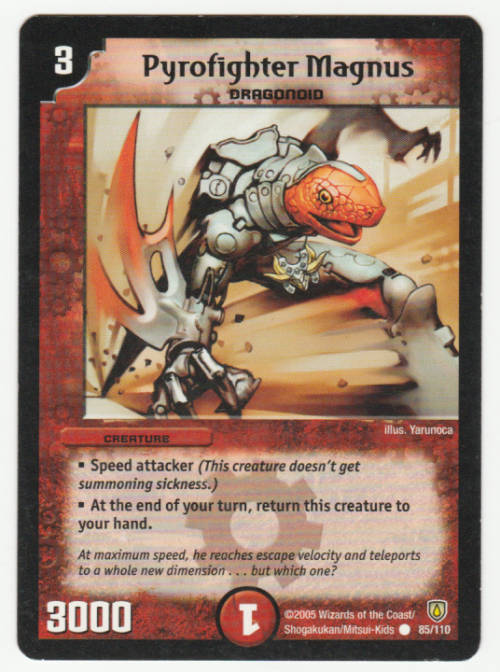 Duel Masters - Pyrofighter Magnus (Dragonoid) - Creature