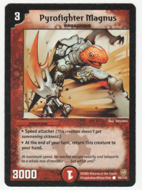 Duel Masters - Pyrofighter Magnus (Dragonoid) - Creature