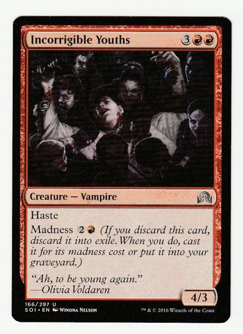 Magic the Gathering 2016 (NM) - Incorrigible Youths - Uncommon - Innistrad