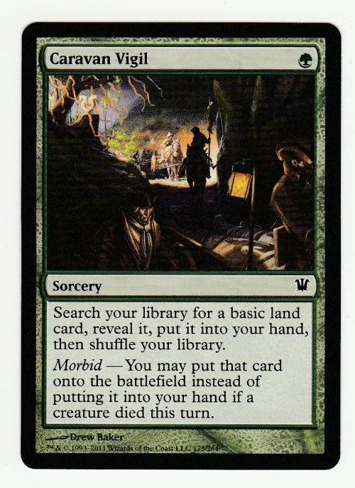 Magic the Gathering 1993 - 2011 (NM) - Caravan Vigil - Common - Innistrad